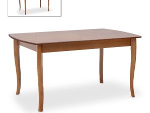 Τραπέζι Belfast Megapap μασίφ ξύλο-MDF επεκτεινόμενο χρώμα καρυδί 150/200x89x78εκ. – MegaPap – 0228349